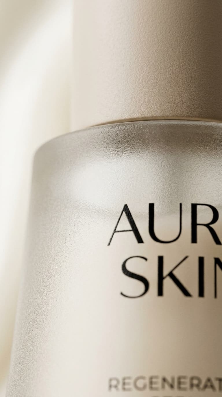 Aura skincare texture detail scheduled content example