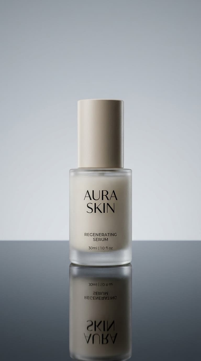 Aura skincare dark studio scheduled content example