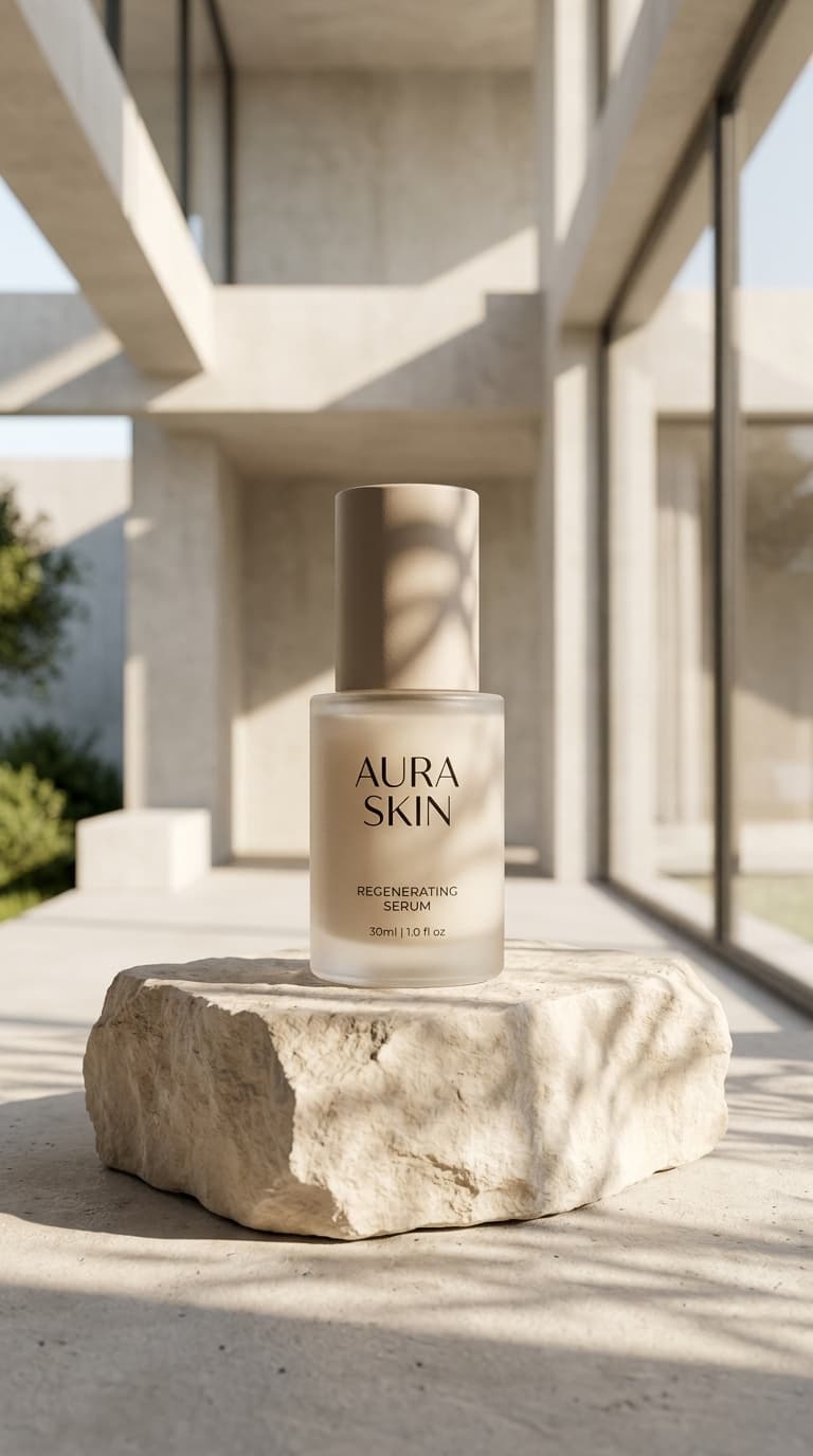 Aura skincare editorial stone scheduled content example